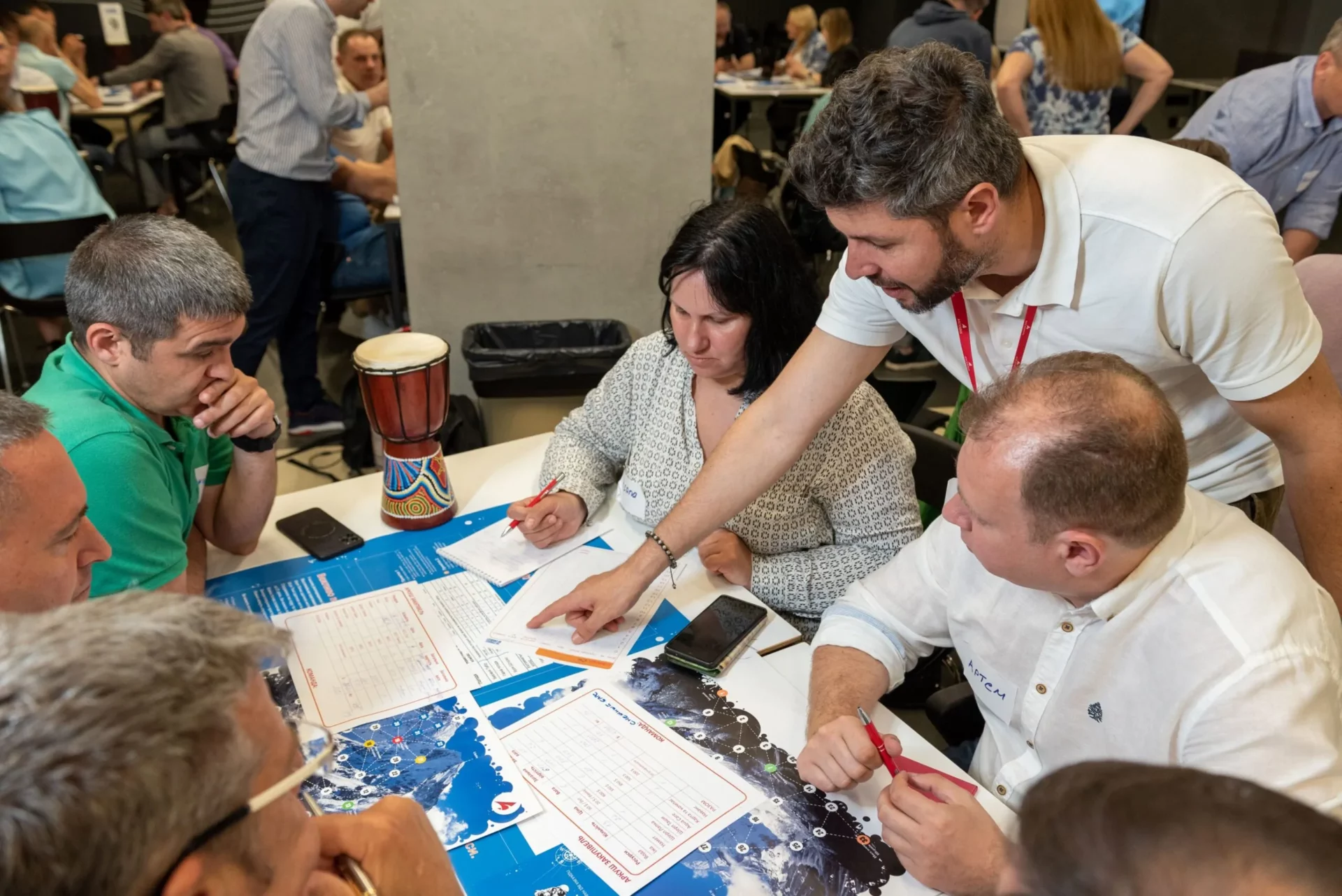 Climb to the top: the team of New Products Group tried their hand at the business simulation “Everest”