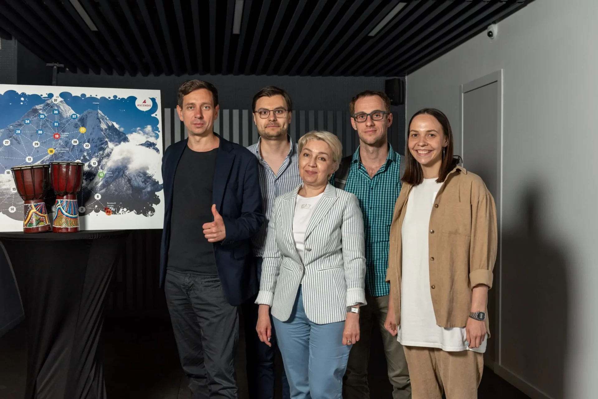 Climb to the top: the team of New Products Group tried their hand at the business simulation “Everest”