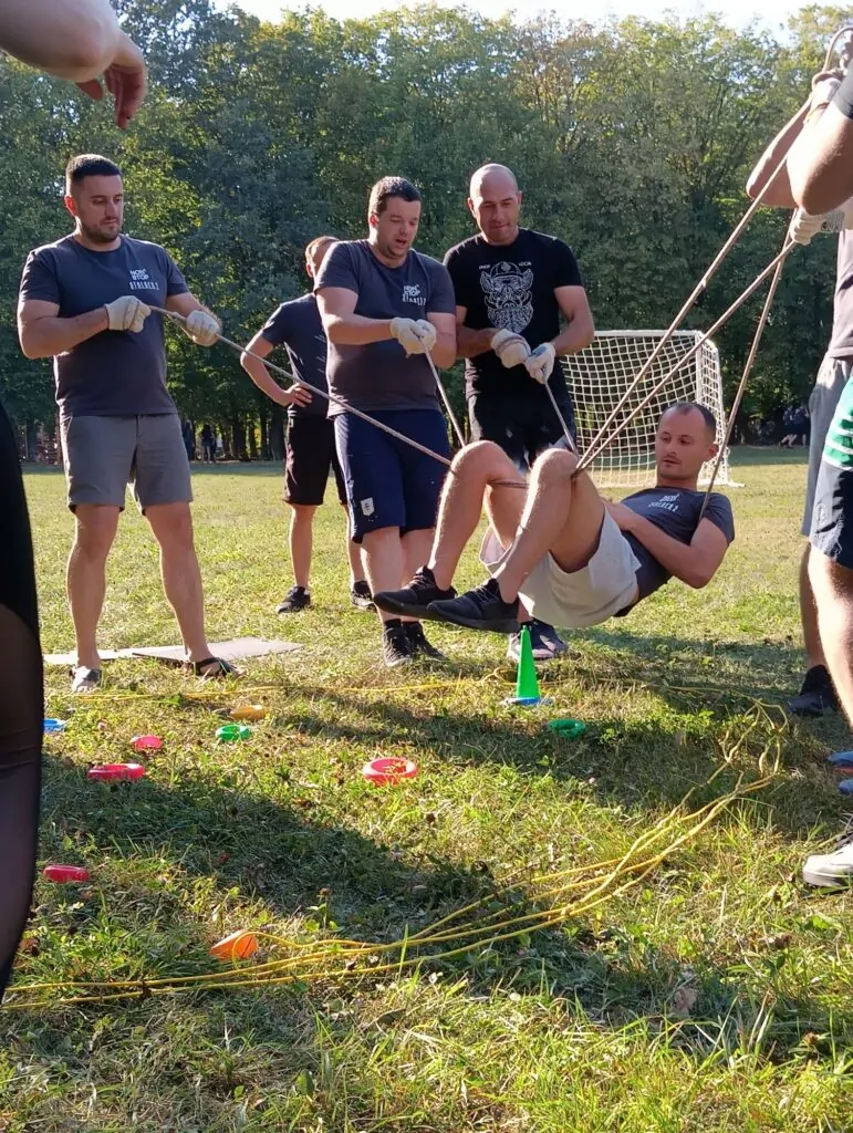 From Planning to Action: New Products Group Holds a Team-Building Event Featuring Volleyball and a Ropes Course