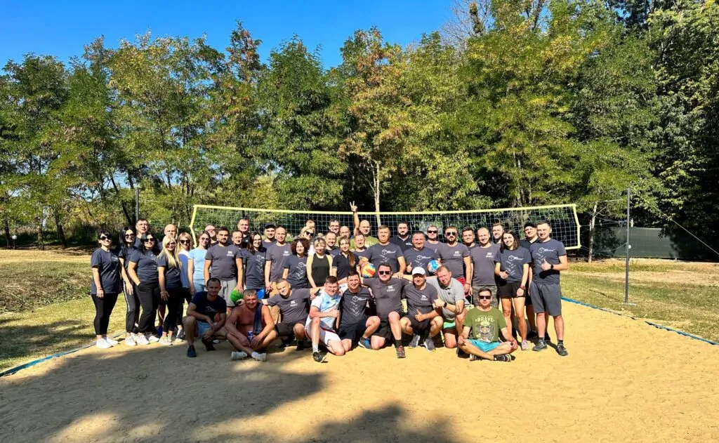 From Planning to Action: New Products Group Holds a Team-Building Event Featuring Volleyball and a Ropes Course