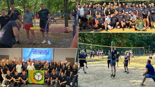 From Planning to Action: New Products Group Holds a Team-Building Event Featuring Volleyball and a Ropes Course