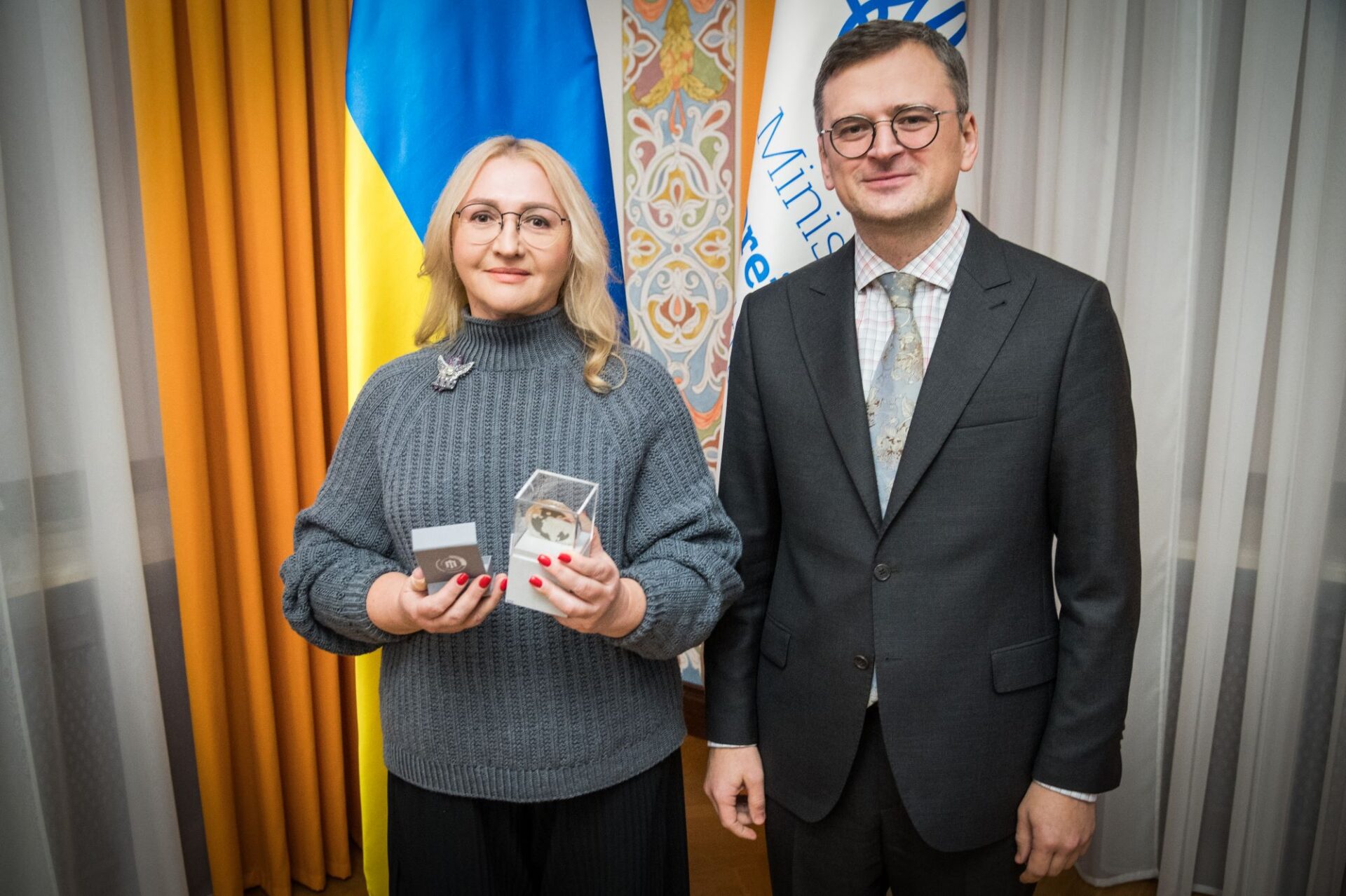 New Products Group has received the award “For Supporting Ukrainian Diplomacy”: it was granted personally by the Minister of Foreign Affairs of Ukraine, Dmytro Kuleba