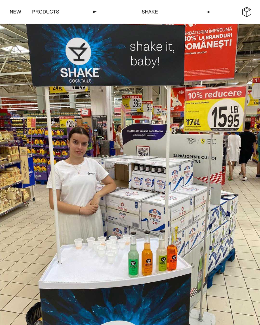 Enjoy SHAKE Tastings Throughout June at Carrefour in Romania!